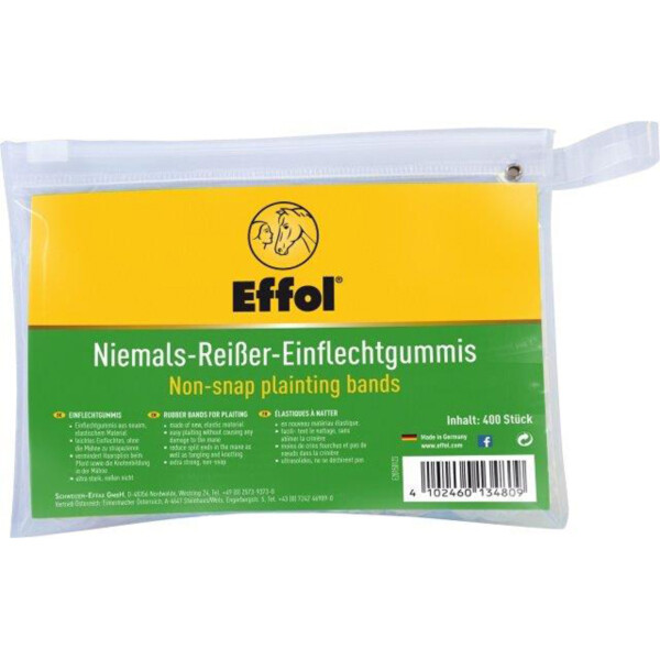 Effol Niemals-Reißer Einflechtgummis farblos