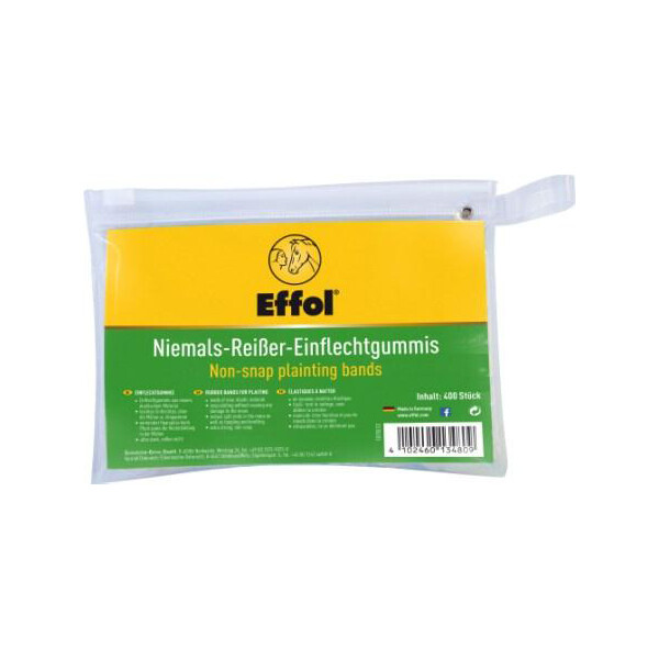 Effol Niemals-Reißer Einflechtgummis schwarz