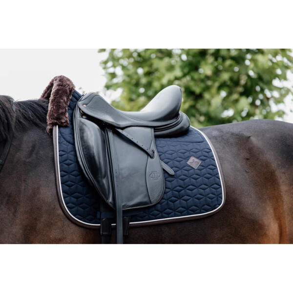 Kentucky Schabracke Skin Friendly Sternsteppung Dressur Navy