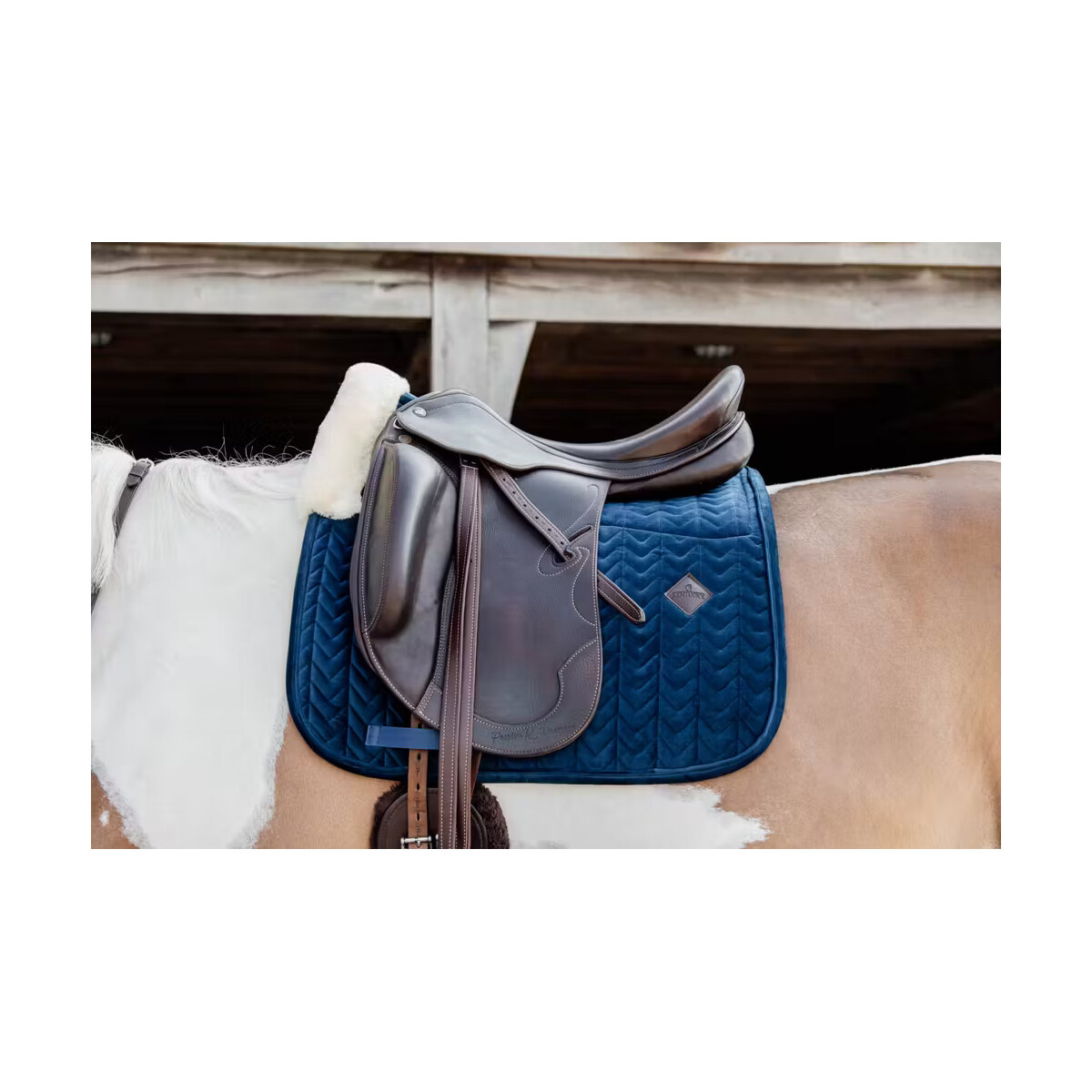 Kentucky Skin Friendly Schabracke Velvet Dressur Navy