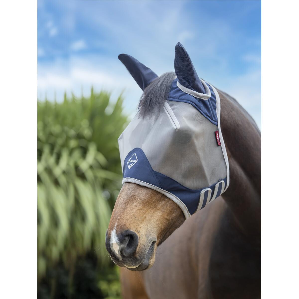 LeMieux Fliegenmaske ArmourShield Pro Half navy-grey M