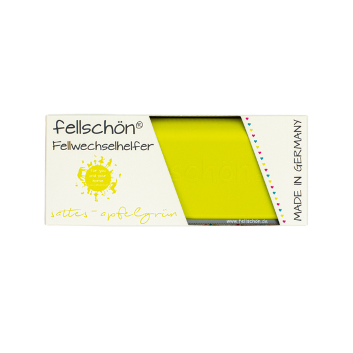 fellschön© Bürste sattes-apfelgrün