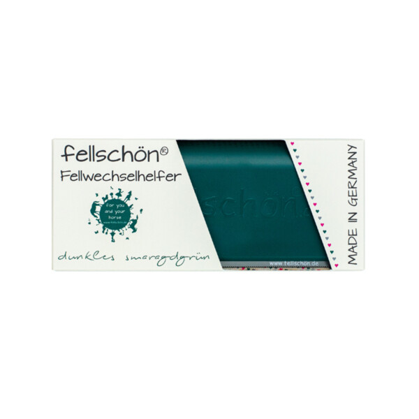 fellschön© Bürste dunkles smaragdgrün