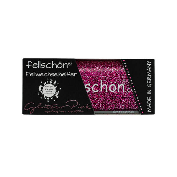 fellschön© Bürste exclusive glitzer-pink