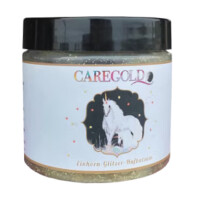 Golden Champ Caregold Einhorn Glitzerhufbalsam Vanilleduft heller Balsam Goldglitzer 500 ml