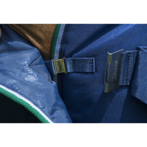 Bucas Outdoordecke Smartex Turnout Medium 150 g blau 115 cm