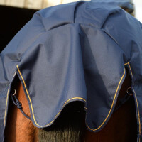 Bucas Outdoordecke Irish Turnout Light High Neck navy/gold 155 cm