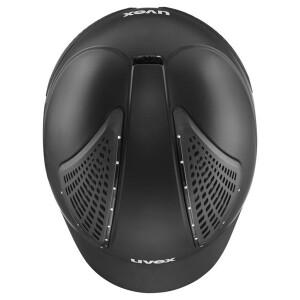 Uvex Reithelm Exxential II Glamour black mat M-L