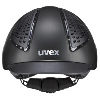 Uvex Reithelm Exxential II Glamour black mat M-L