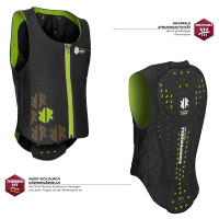 Komperdell Rückenprotektor Ballistic Vest Junior black-green 152
