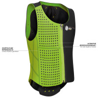 Komperdell Rückenprotektor Ballistic Vest Junior black-green 152