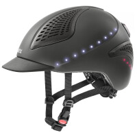 Uvex Reithelm Exxential II LED anthracite M-L