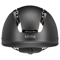 Uvex Reithelm Suxxeed Chrome black mat-metal black XS-S