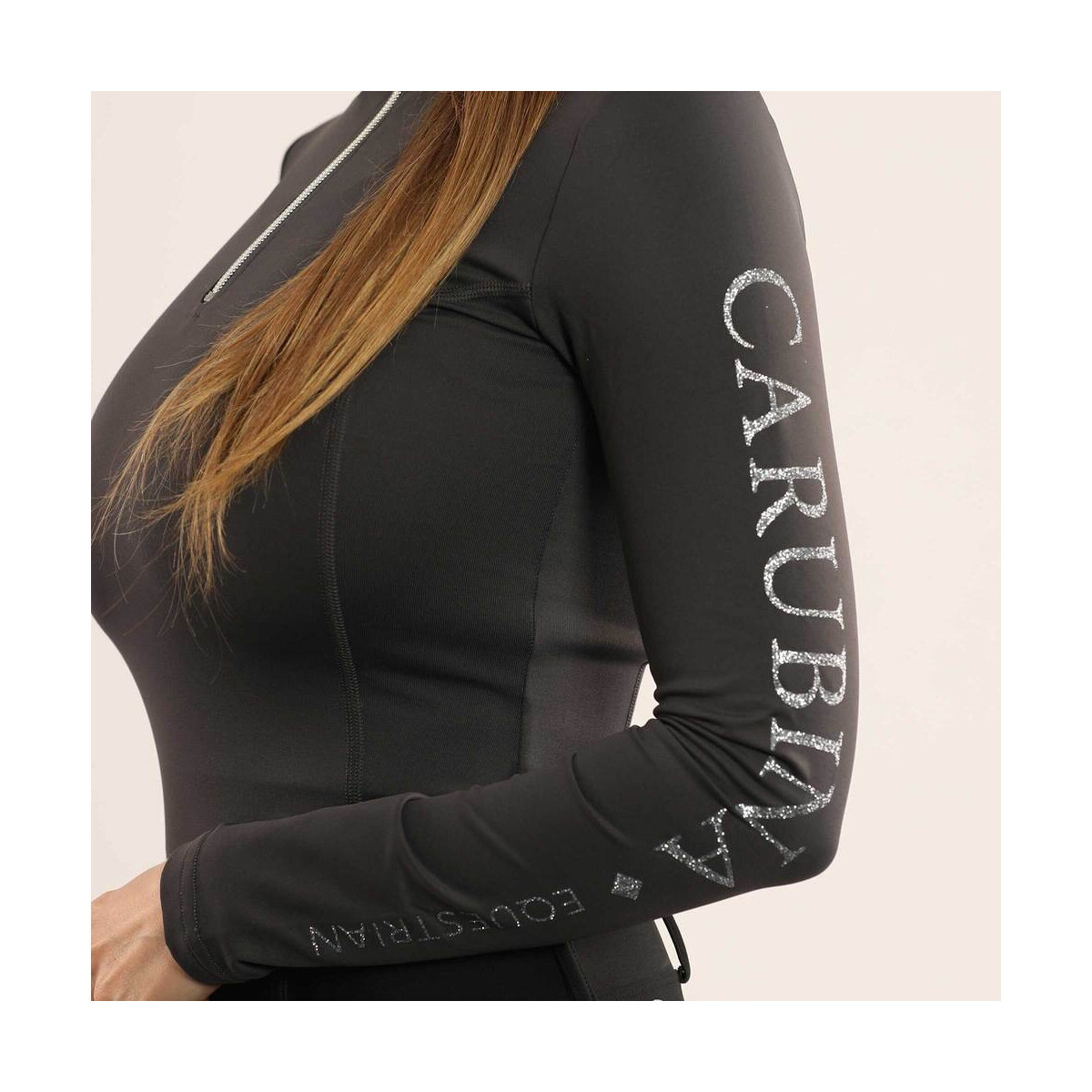 Carubina Damen Funktionsshirt Caporto Glitter