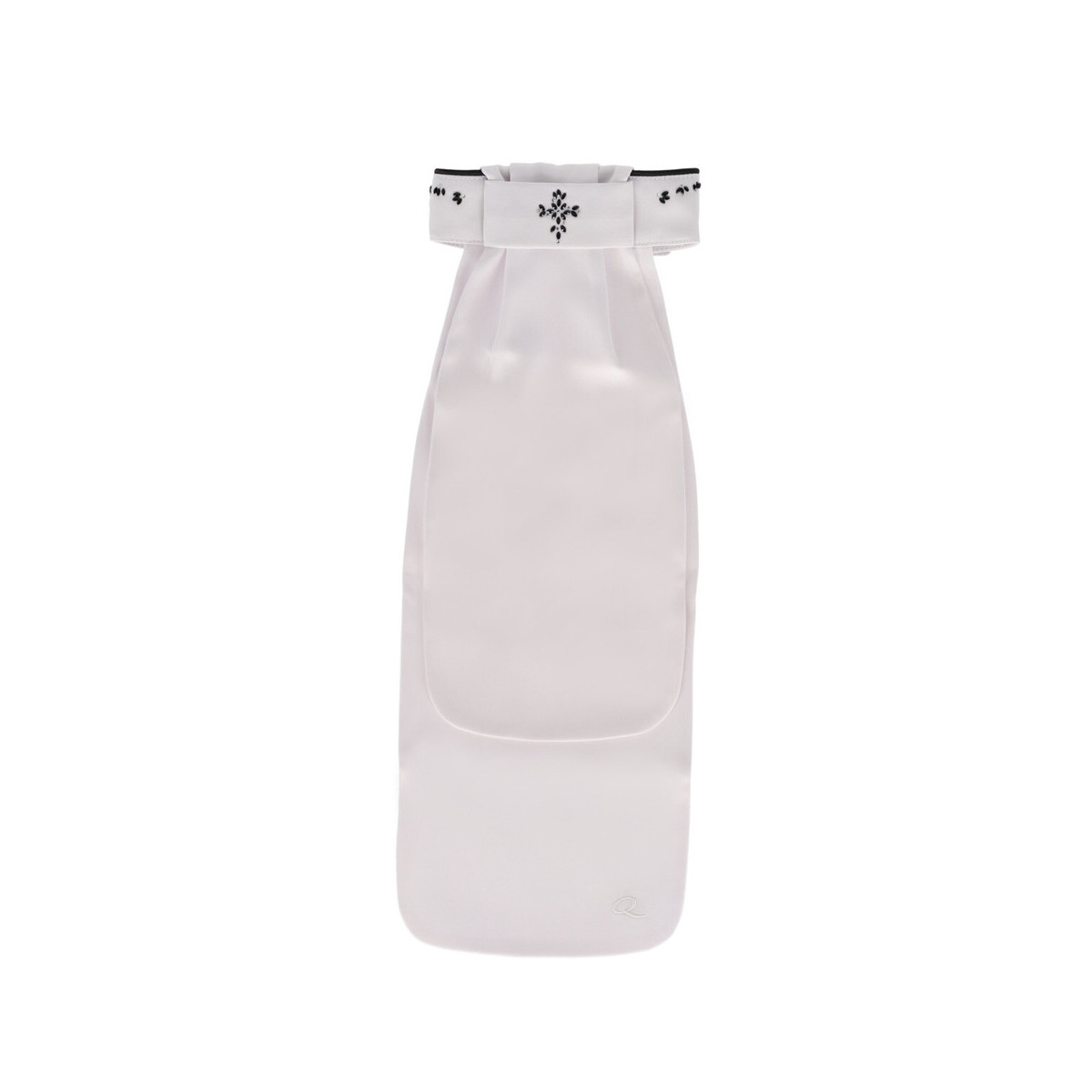 QHP Plastron Novah White/black M