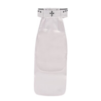 QHP Plastron Novah White/black M