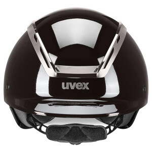 Uvex Reithelm Exxeed Shiny Chrome