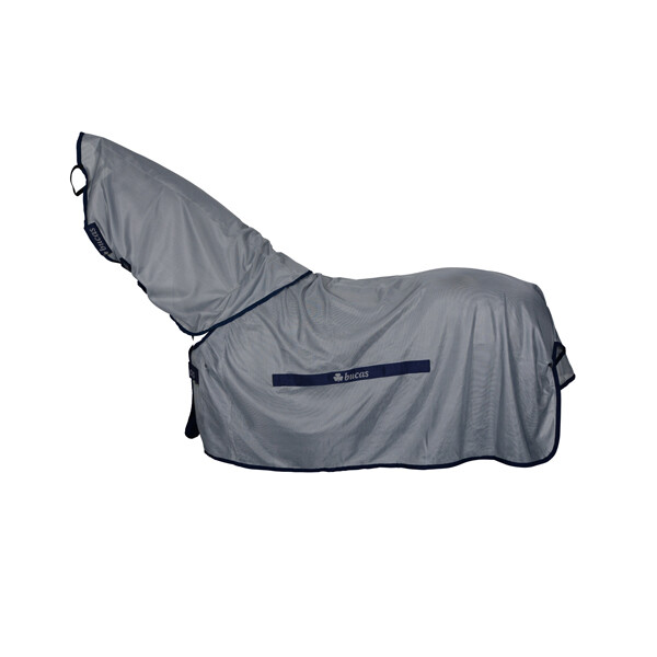 Bucas Fliegendecke Buzz-Off mit Halsteil blue