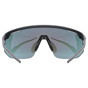 Uvex Sonnenbrille Pace One black mat mirror blue