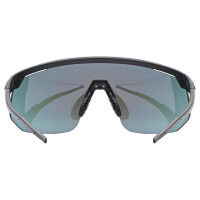 Uvex Sonnenbrille Pace One black mat mirror blue