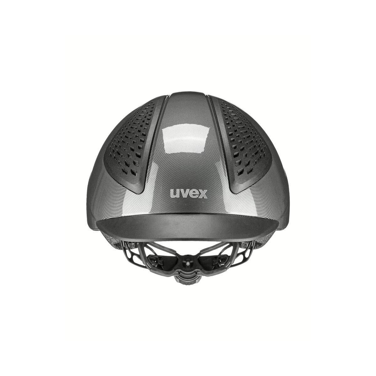 Uvex Reithelm Exxential II Shiny black-silver