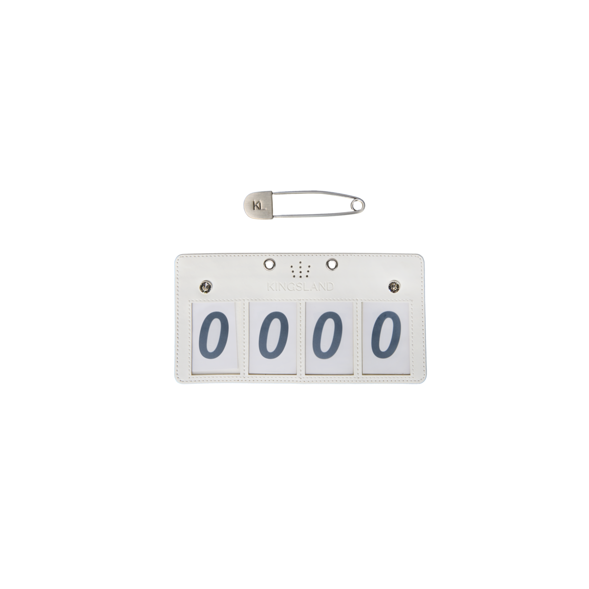 Kingsland Maddie Startnummern-Einzelpack White ONE SIZE