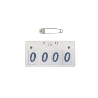 Kingsland Maddie Startnummern-Einzelpack White ONE SIZE