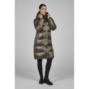 Pikeur Damen Quilted Coat slate brown