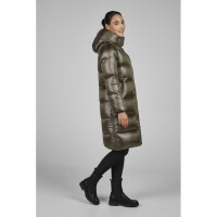 Pikeur Damen Quilted Coat slate brown