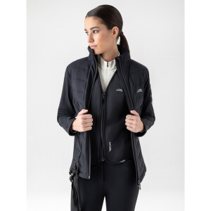 Equiline Damen Softshell Jacke Entrec schwarz Airbag-kompatibel