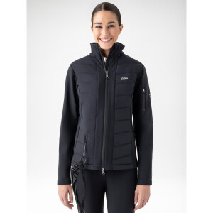 Equiline Damen Softshell Jacke Entrec schwarz Airbag-kompatibel