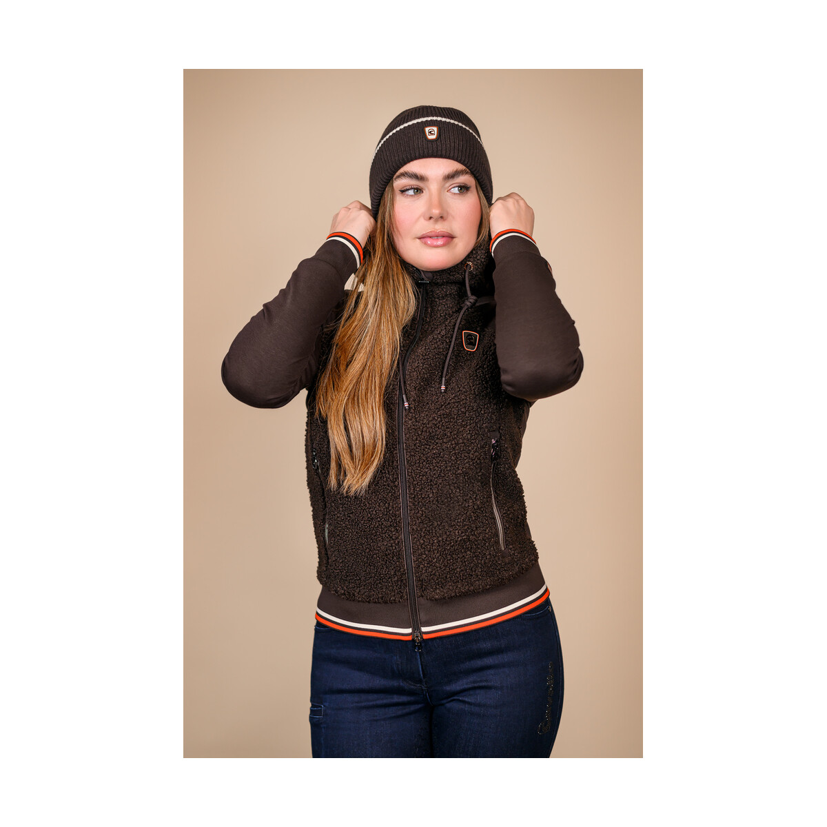 Cavallo Sweatjacke Cavalleora Espresso 36