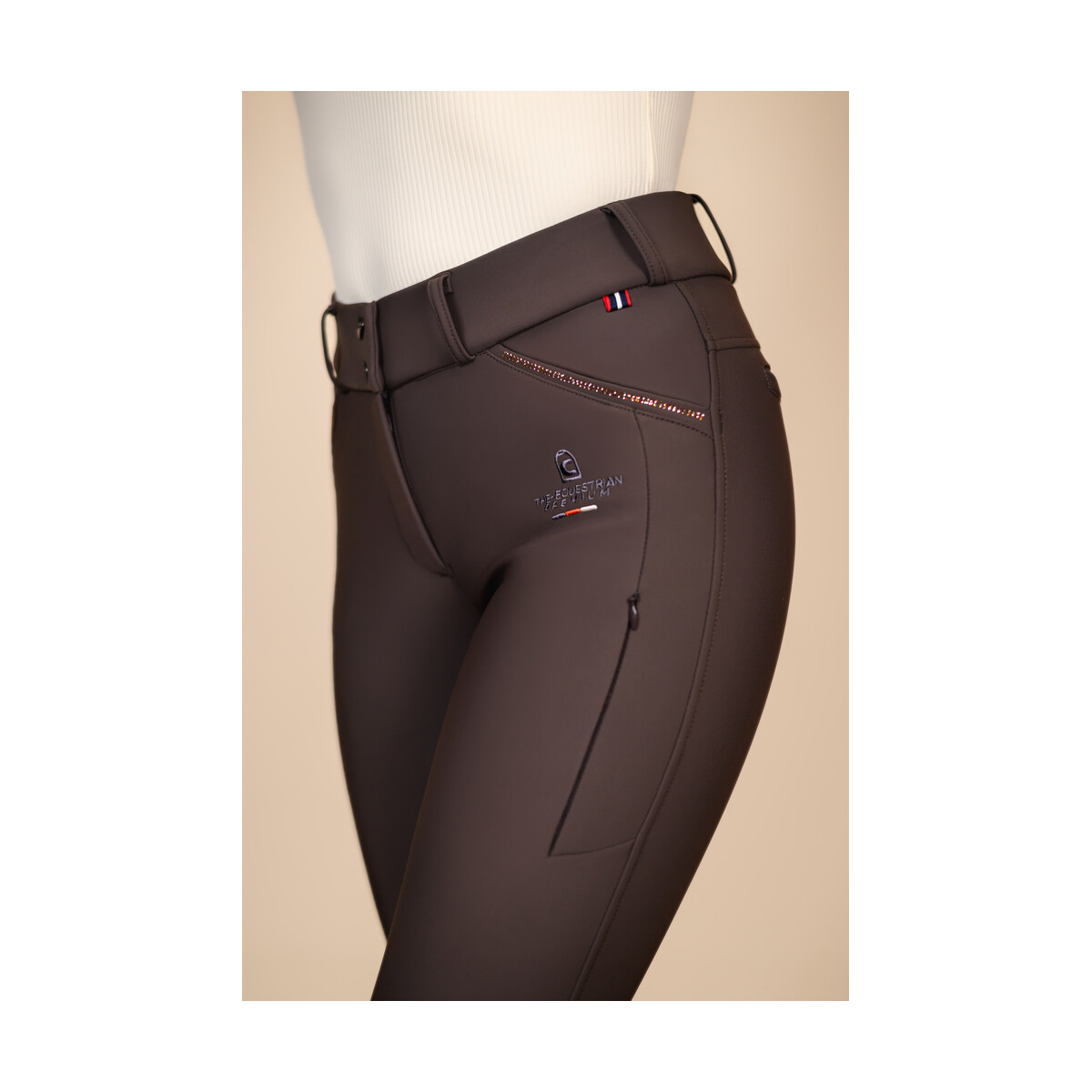 Cavallo Cavalcalsi Grip Mobile Reithose Espresso 38