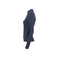 Cavallo Jacquard-Stehkragenshirt Rabia darkblue