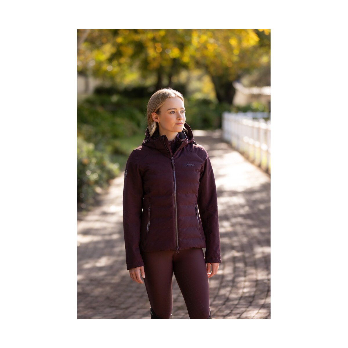 Le Mieux Brooke Wasserdichte Hybridjacke Damson