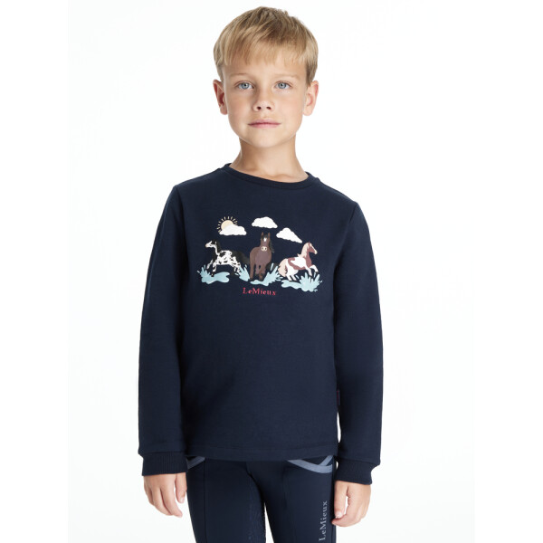 Le Mieux Mini Poppy Langarmtop Navy