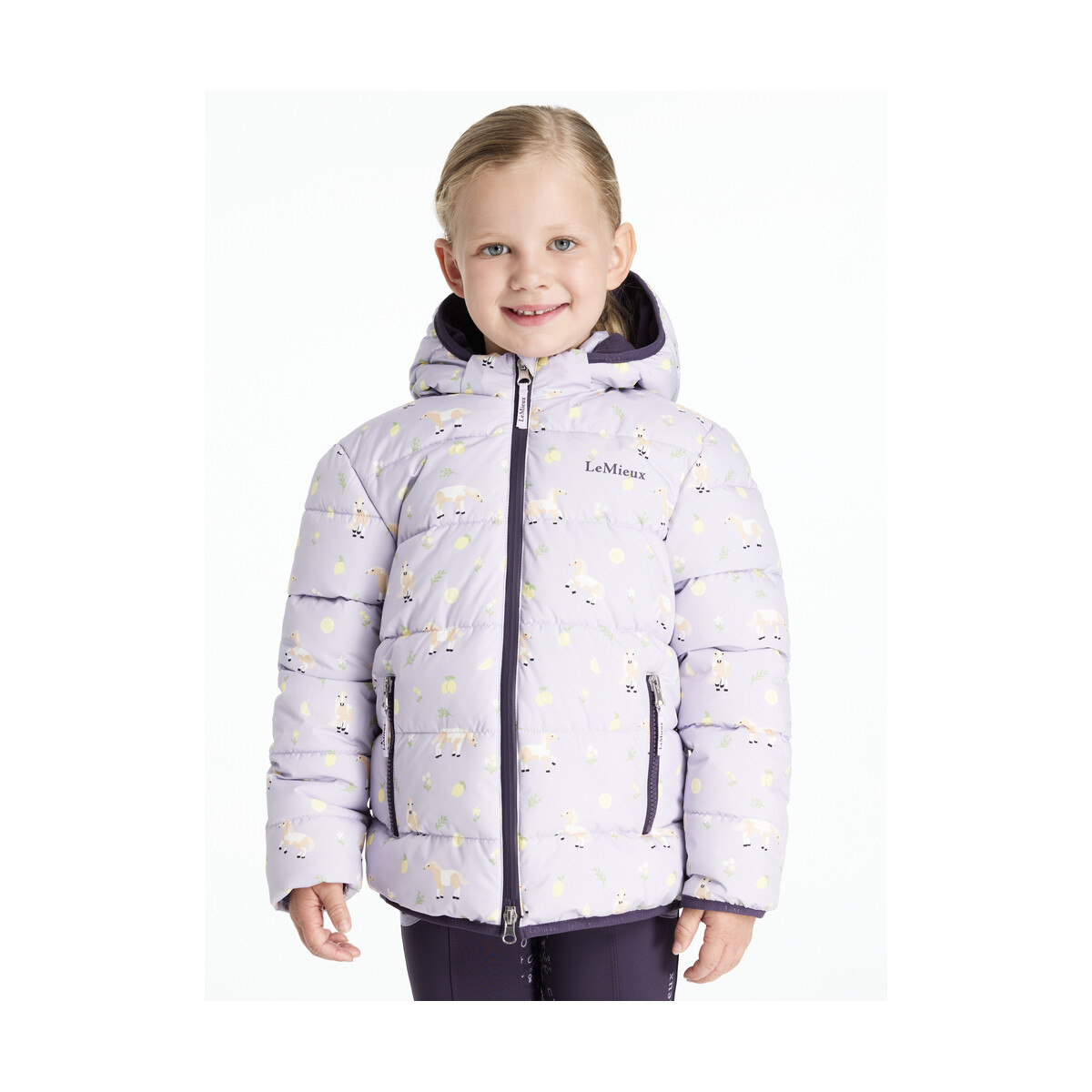 Le Mieux Mini Lilo Steppjacke mit Print Lilac