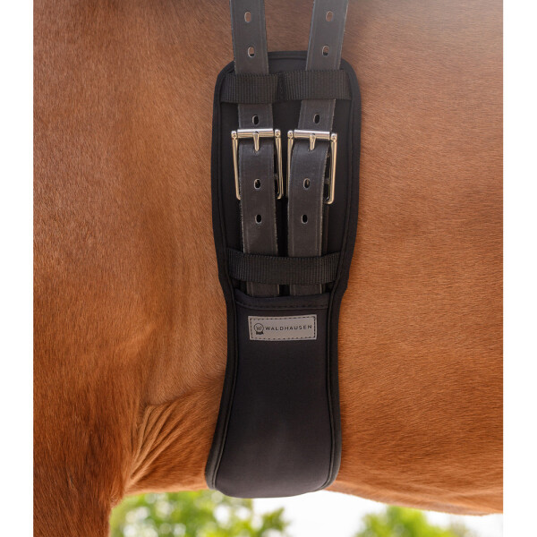 Waldhausen Kurzgurt mit Gel schwarz