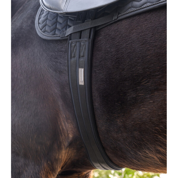 Waldhausen Sattelgurt mit Gel schwarz