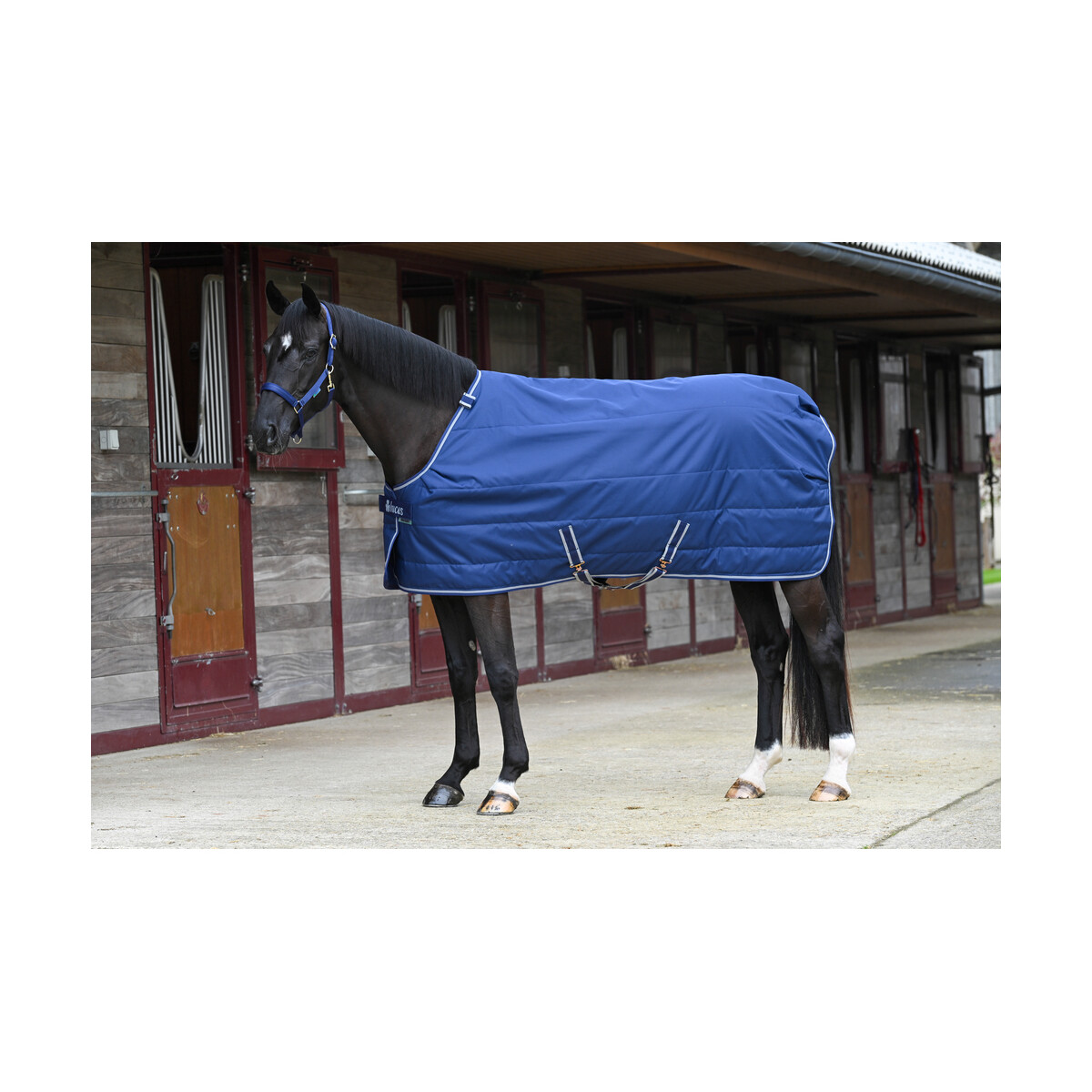 Bucas Stalldecke Quilt 300 g Stay Dry navy