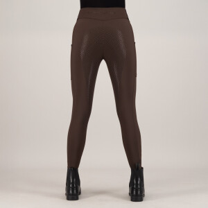 HV Polo Reitleggings Estrelle FullGrip Damen, Wood Winter 2025