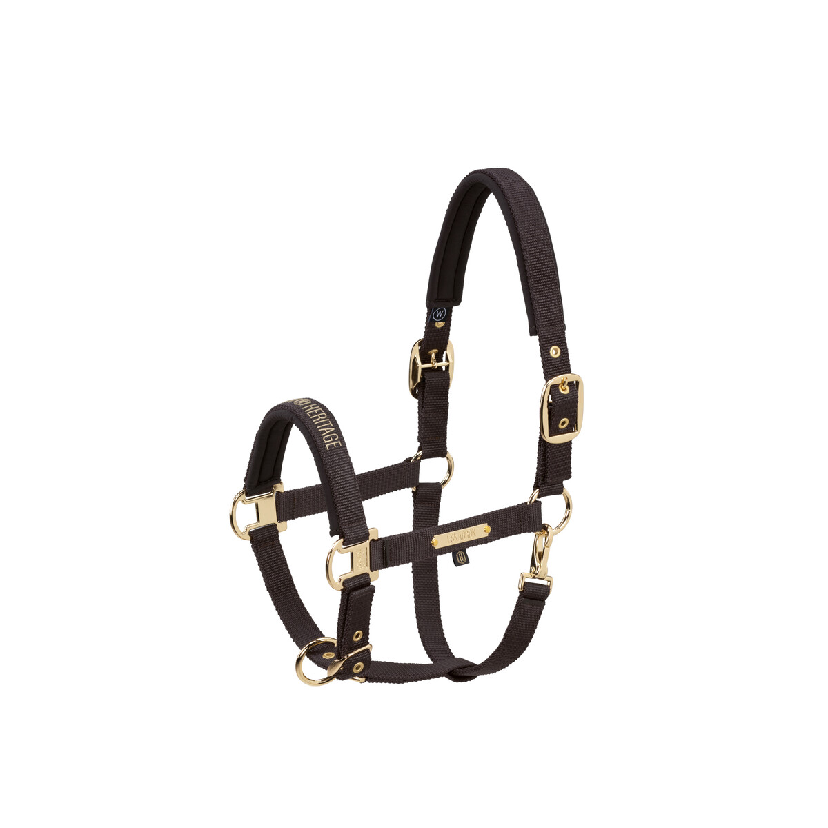 Eskadron Halfter GIRTH DOUBLE PIN black truffle P2