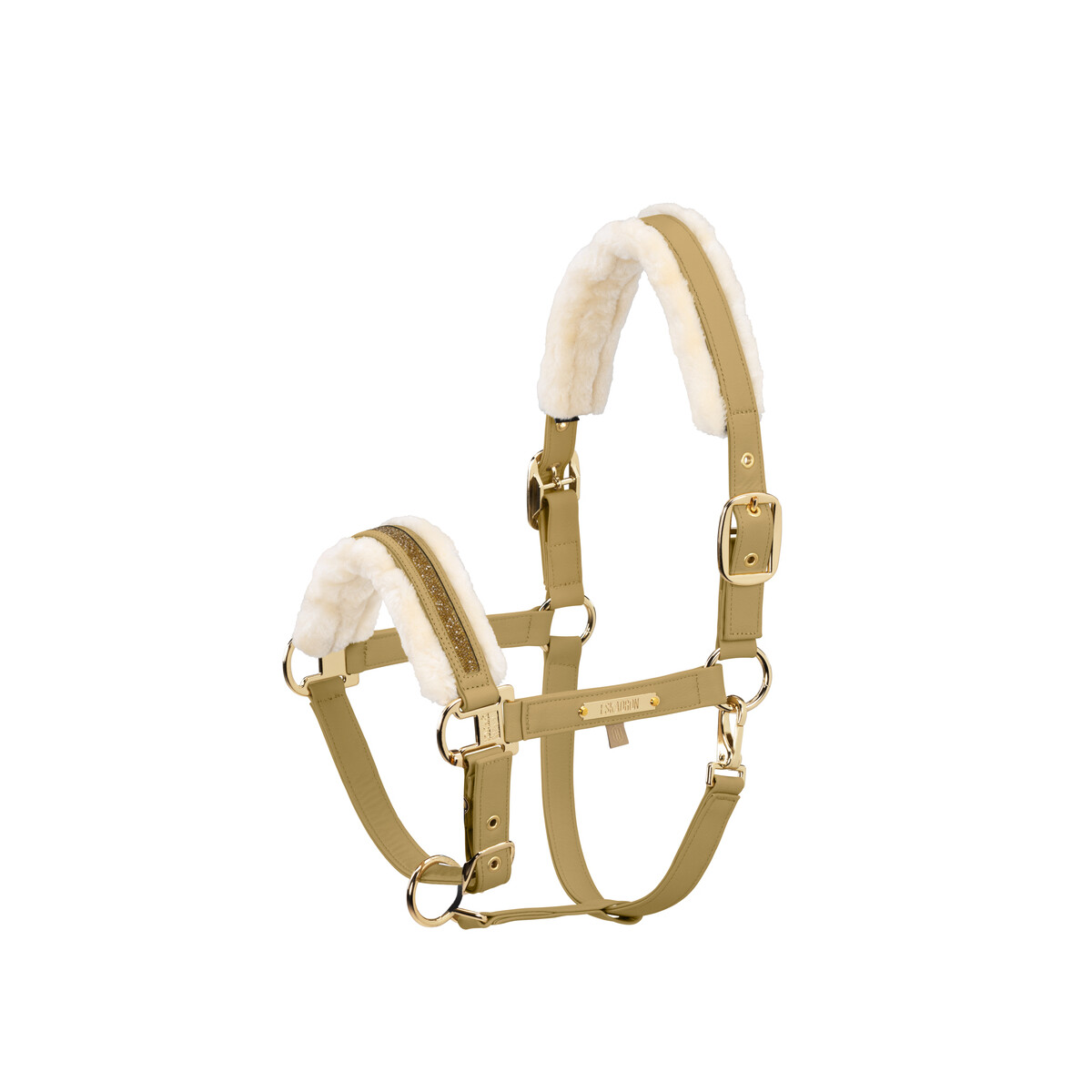 Eskadron Halfter FAUX LEATHER JEWEL FF cardamom V