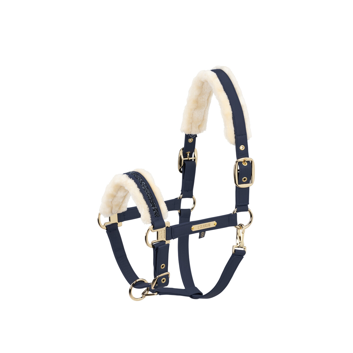 Eskadron Halfter FAUX LEATHER JEWEL FF navy V