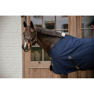 Kentucky Stalldecke Cotton sheet Navy