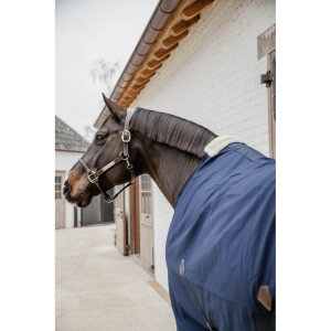 Kentucky Stalldecke Cotton sheet Navy