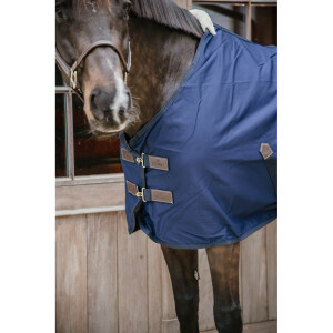 Kentucky Stalldecke Cotton sheet Navy