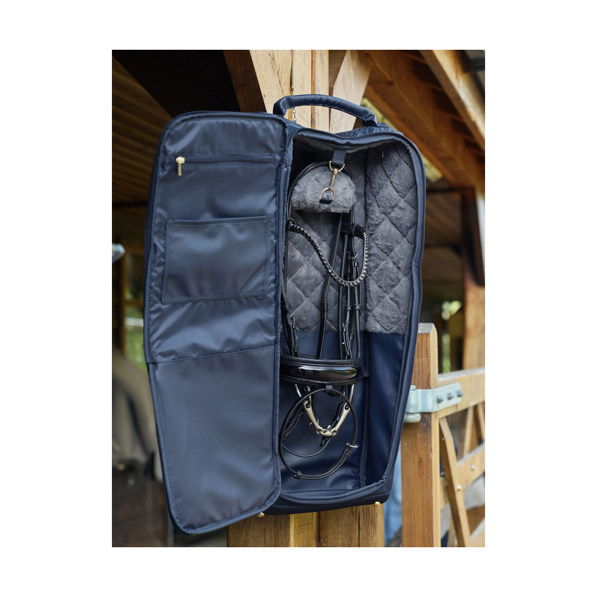 LeMieux Luxe Trensentasche Navy One Size