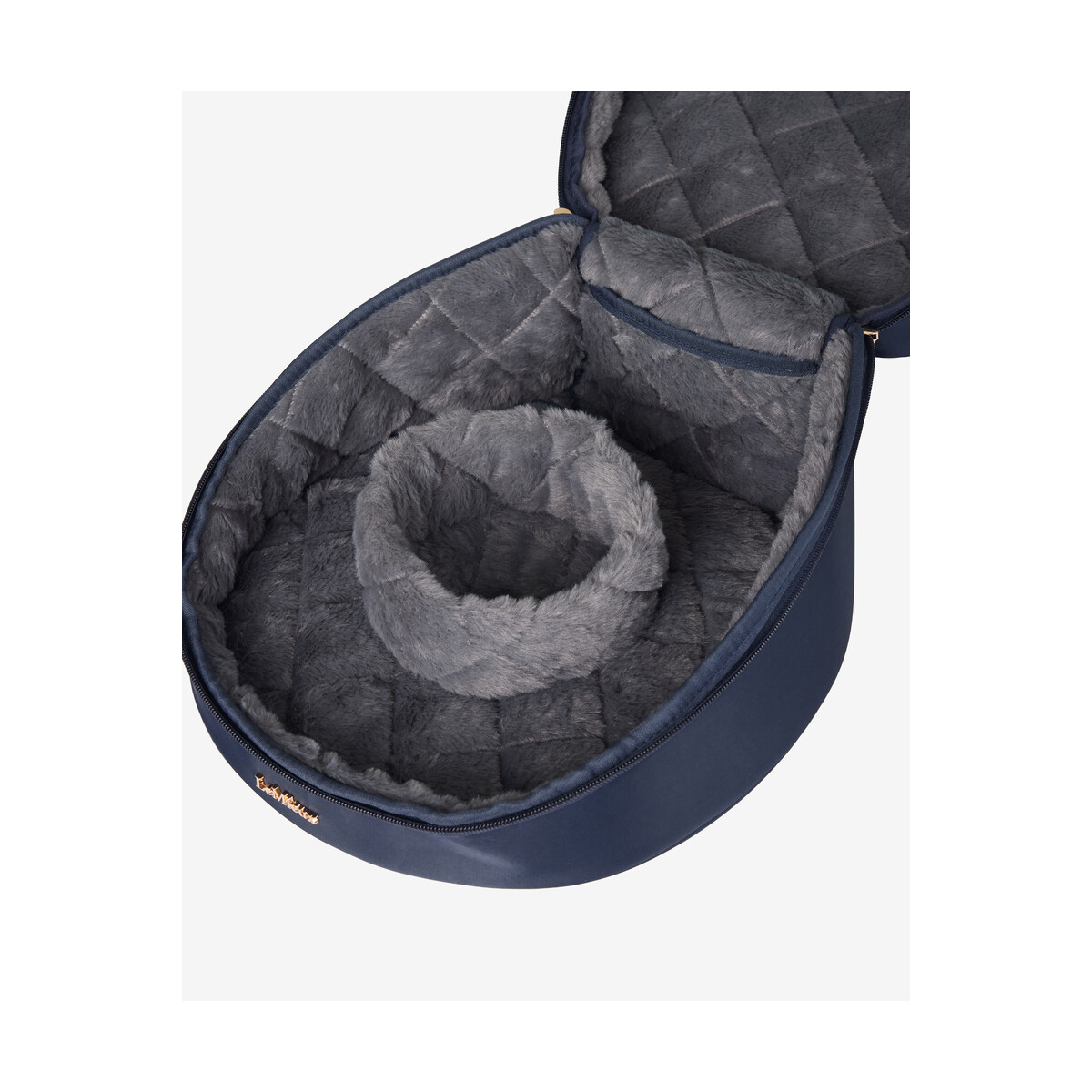 LeMieux Luxe Helmtasche Navy One Size