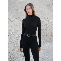 LeMieux Aspen Hahnentrittmuster Top mit Quarter Zip X-Small